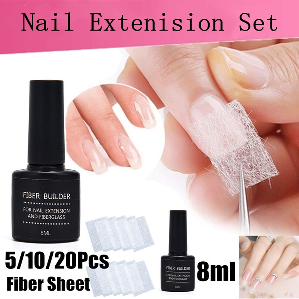Fiberglass Nail Extension Tips With Scraper Acrylic Dip Nail Tools From  Healthbeautysuperior, $4.54 | DHgate.Com